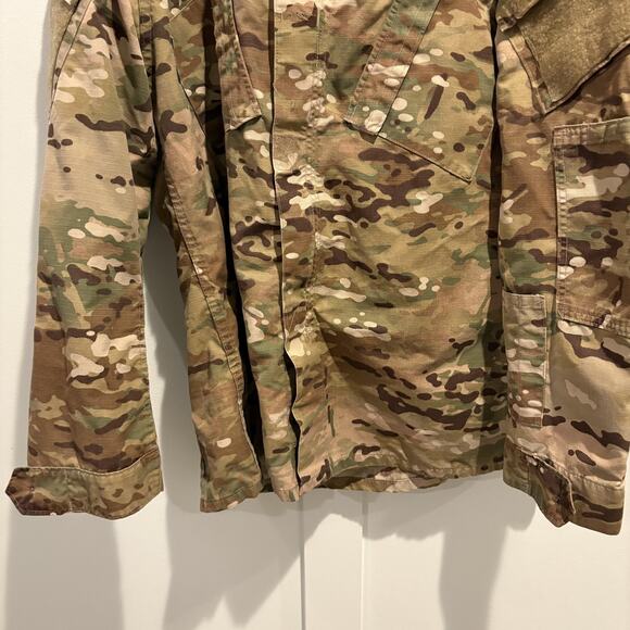 Propper Army Combat Uniform Coat Mens Large Multicam Camo Tactical Jacket LL - Picture 5 of 12